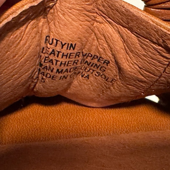 Birdies Putyin Women's Cognac Slide Sandals - Picture 9 of 9